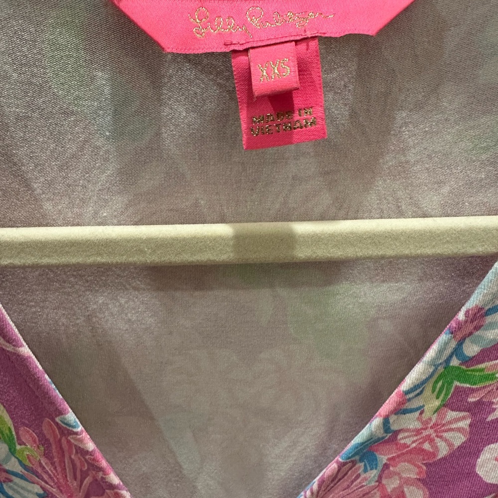 Lilly Pulitzer Pink and Blue Floral Dress